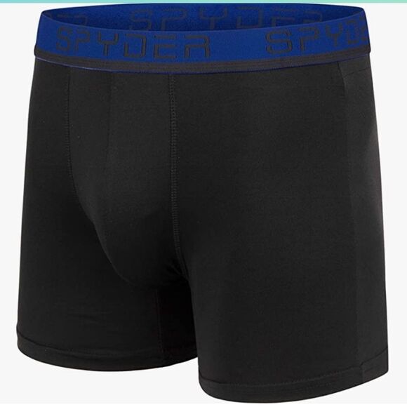 Spyder M Performance Boxer Briefs Polyester Spandex Lightweight Pack of 4 - Picture 4 of 11
